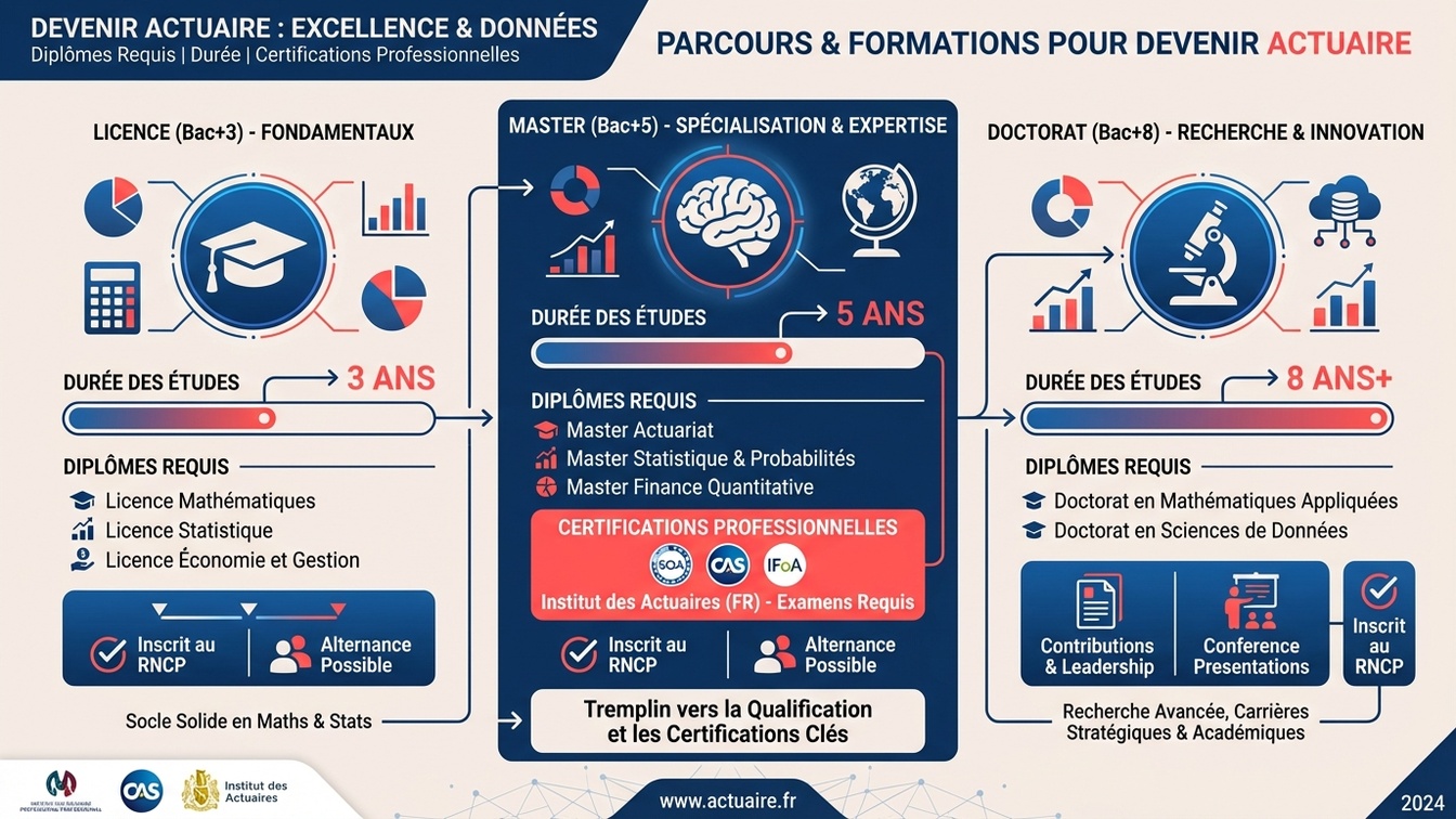 Formation Actuaire infographie