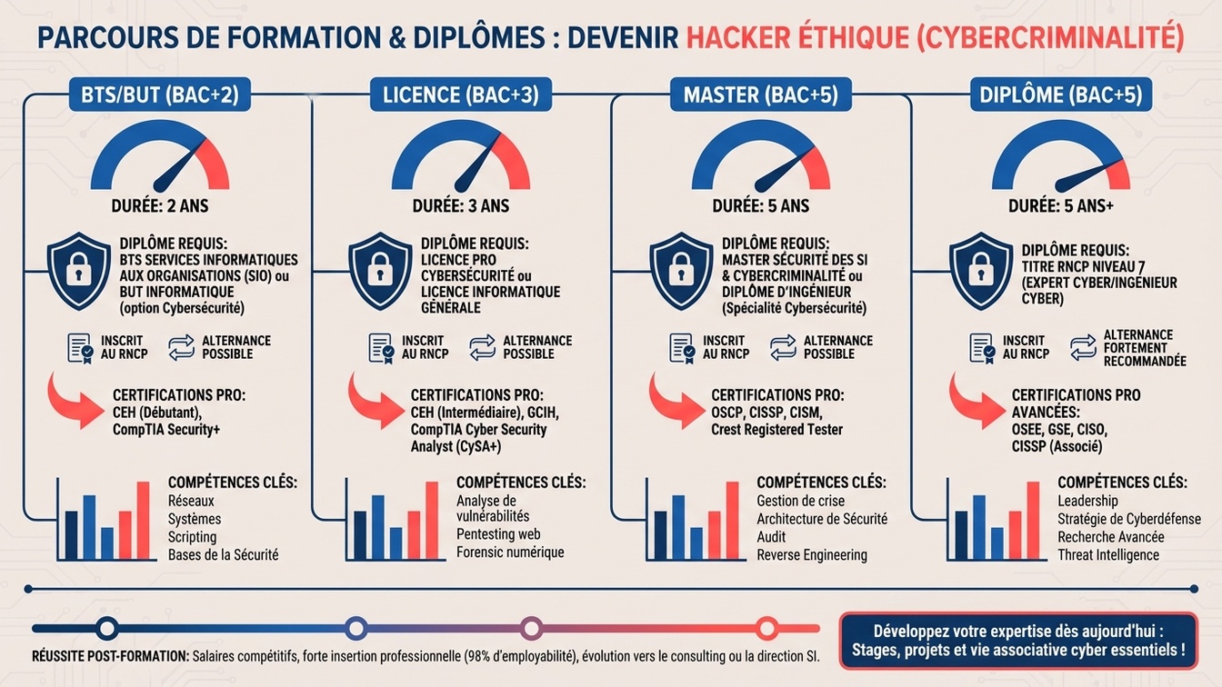 Formation Hacker éthique infographie