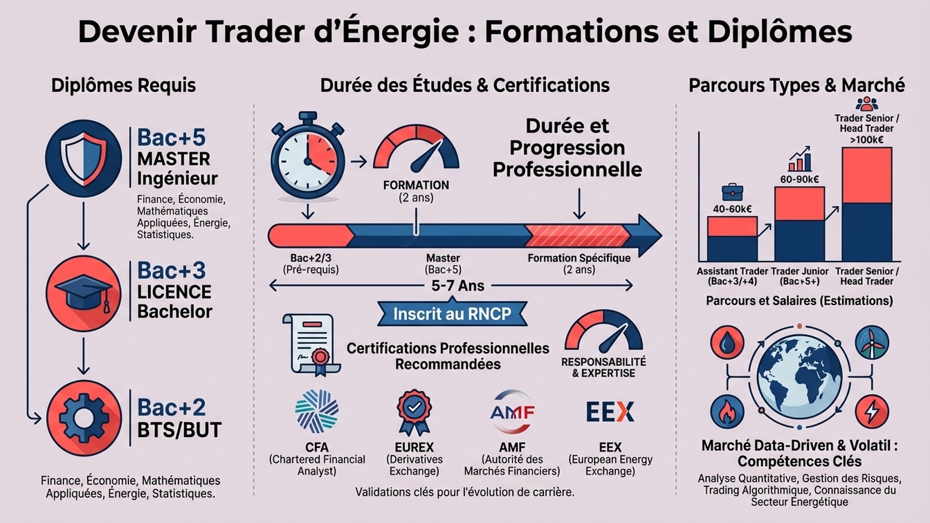 Diplômes Trader d'énergie infographie IIS Top-metiers