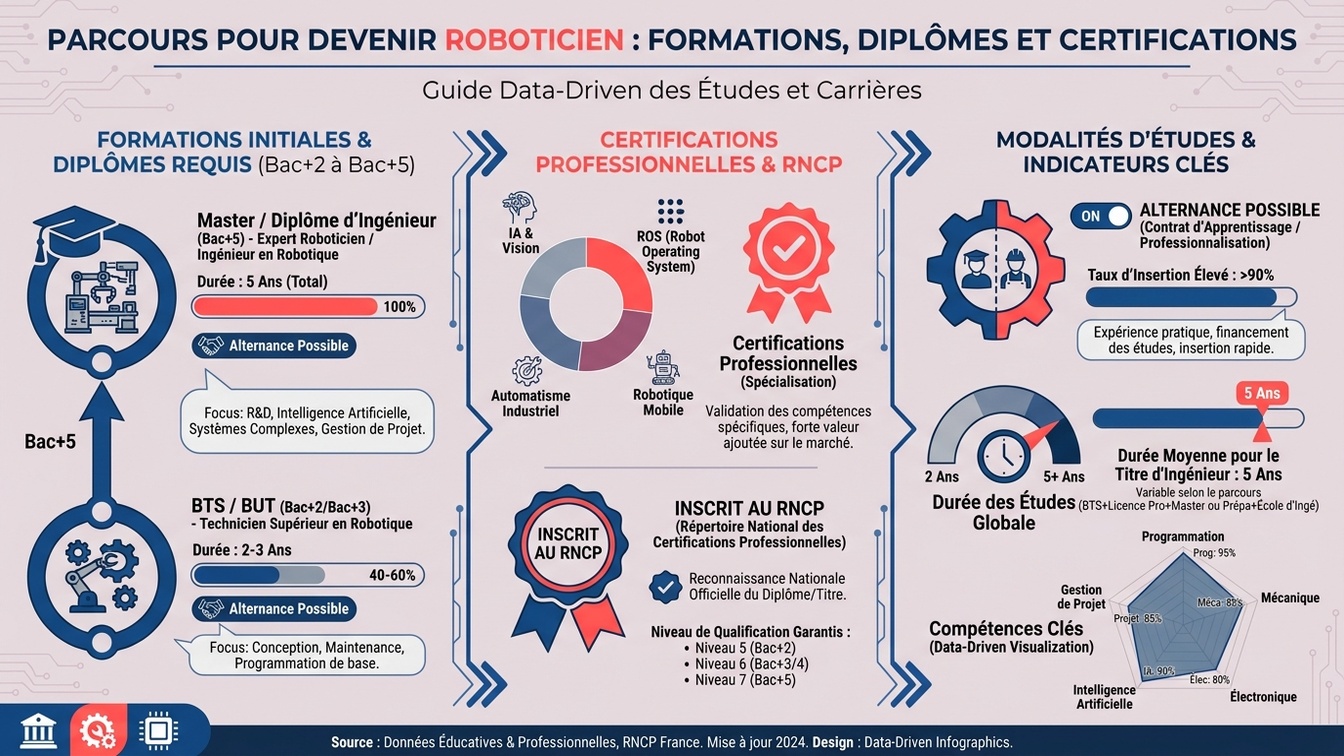 Formation Roboticien infographie
